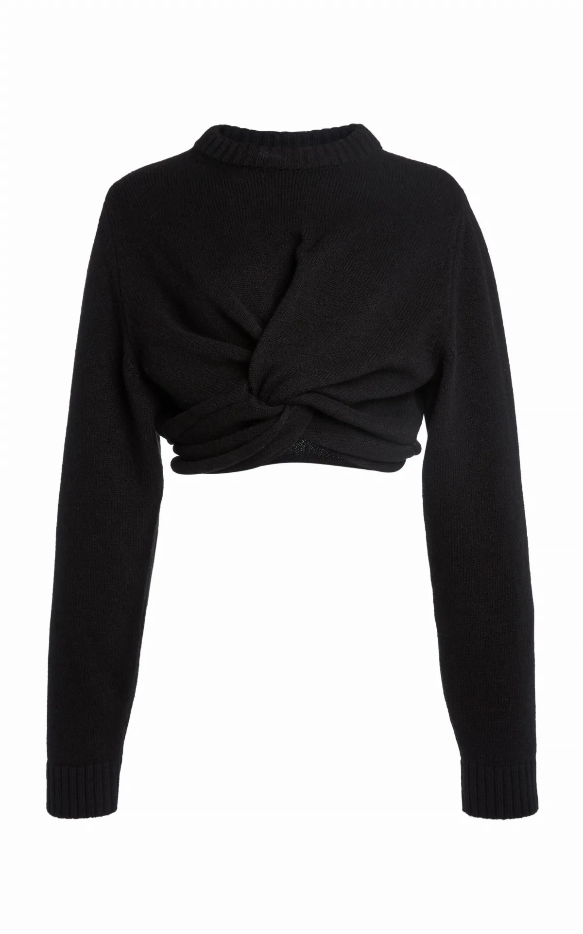 Twistfront Wool Top by Balenciaga