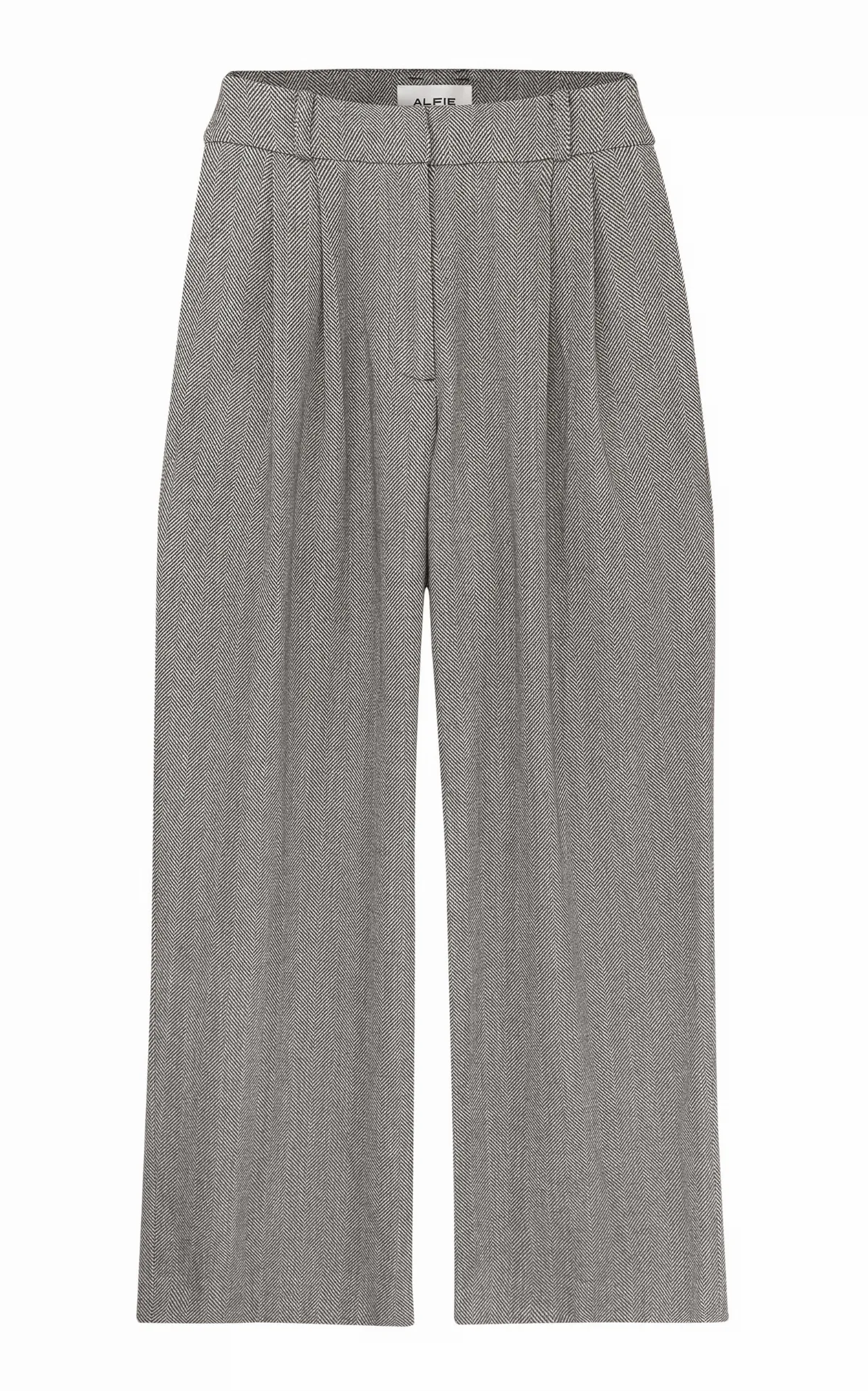 Tailored Chevron Cotton Pants by Alfie