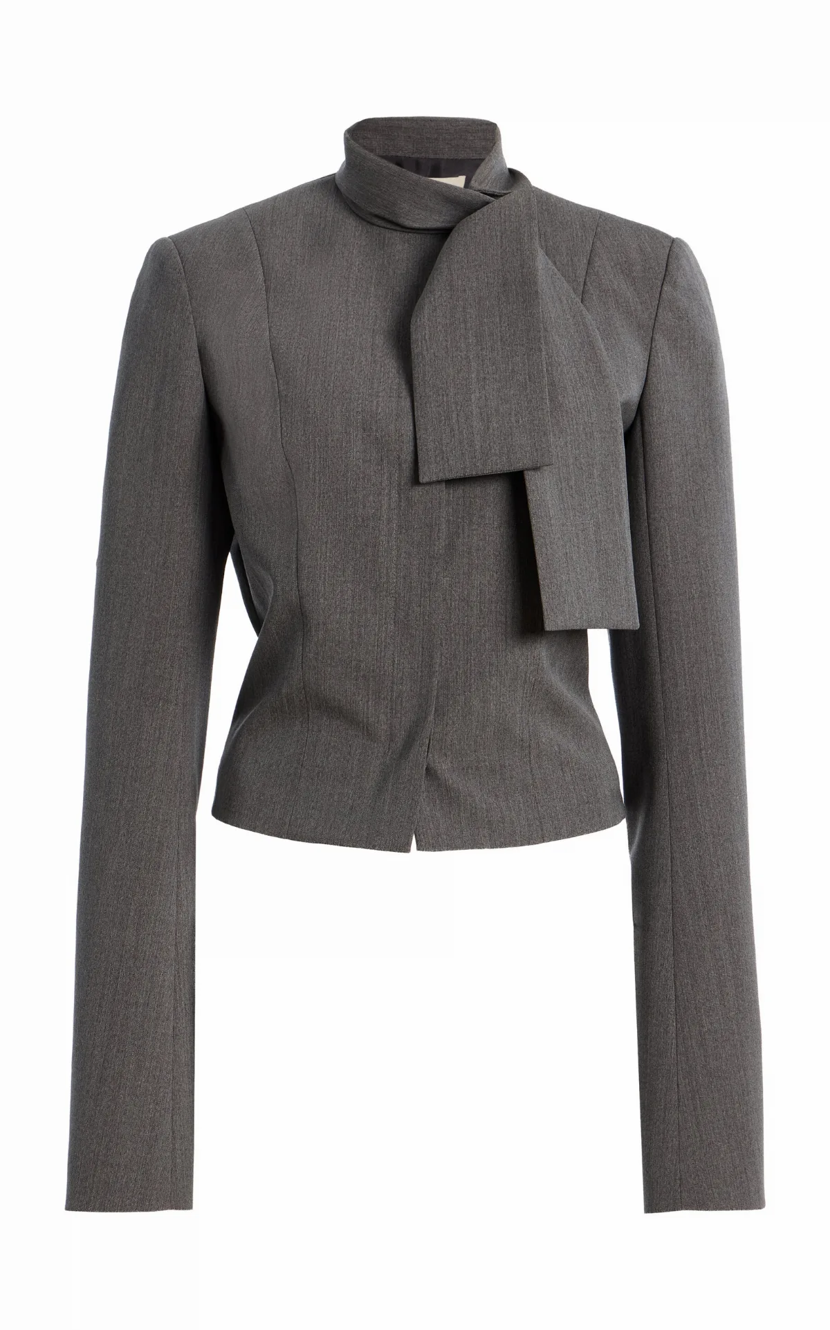 Tailored Wool Scarf Jacket by Colleen Allen