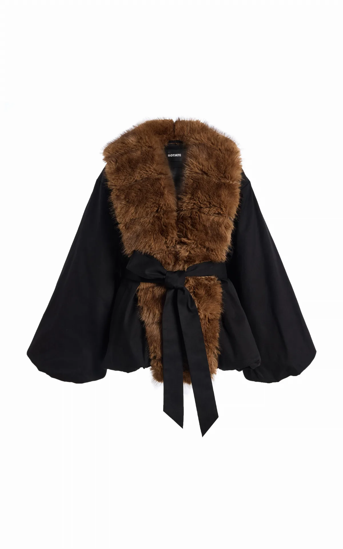 Faux Fur Collar Jacket by Rotate