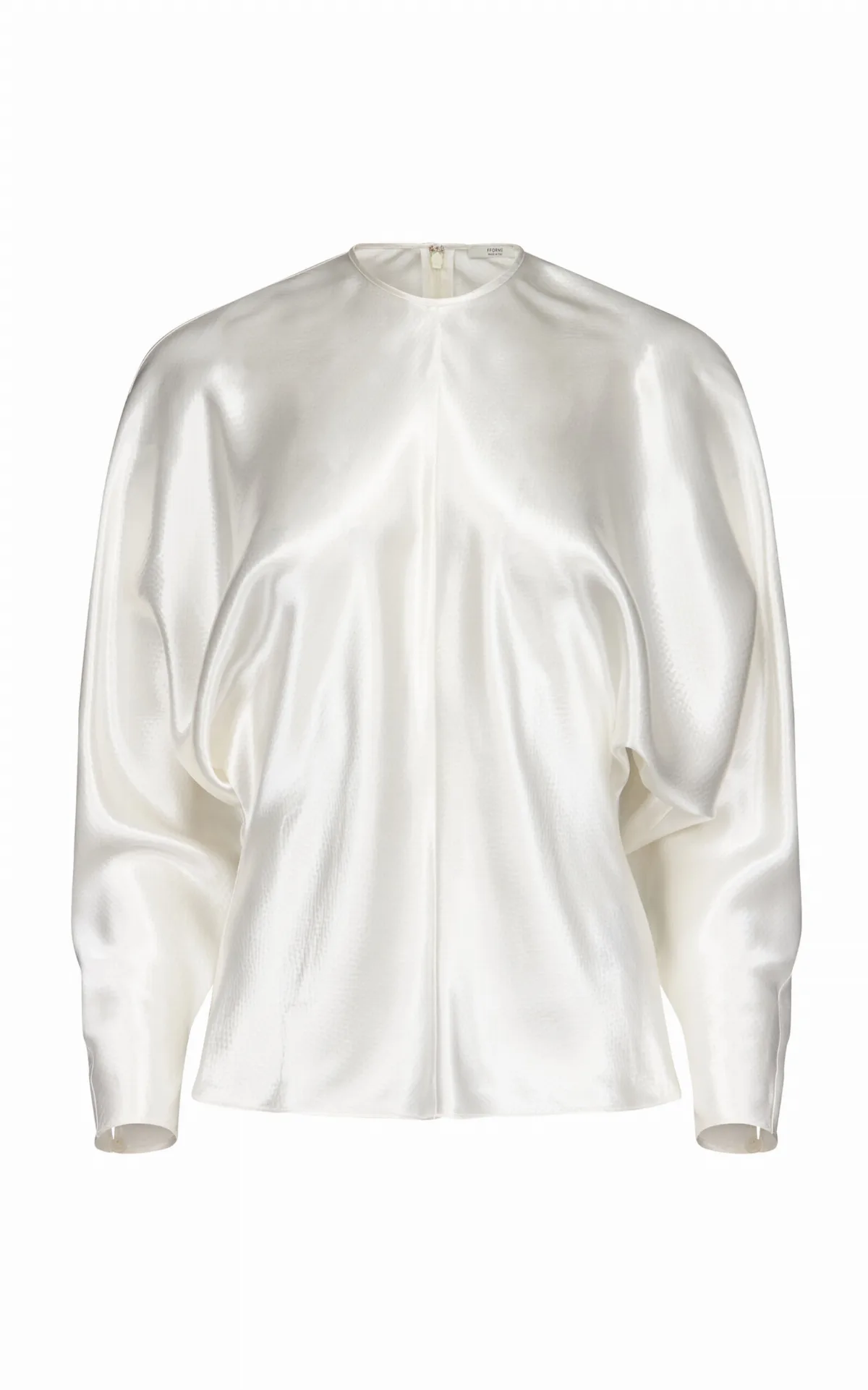 Sylvie Dolman-Sleeve Draped Satin Top by Fforme