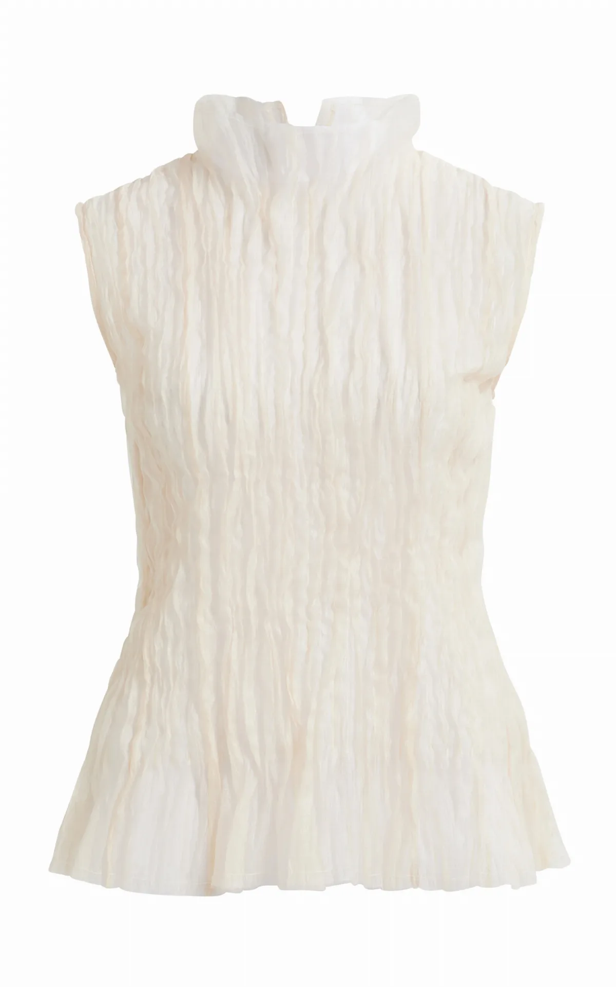 Soloist Peplum Organza Top