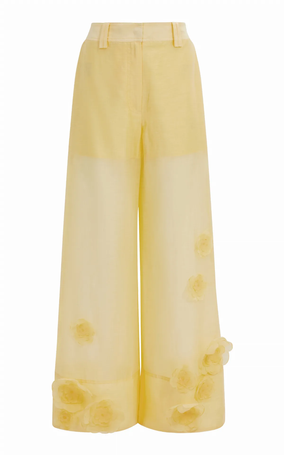 Cloudscape Organza Wide-Leg Pants by Aje