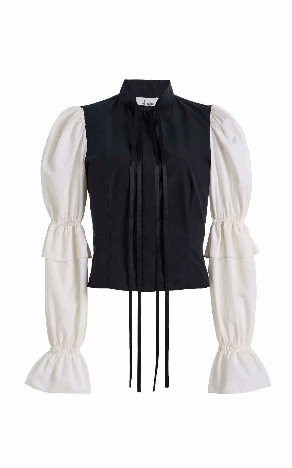 Clemence Cotton Poplin Top by Mel Usine