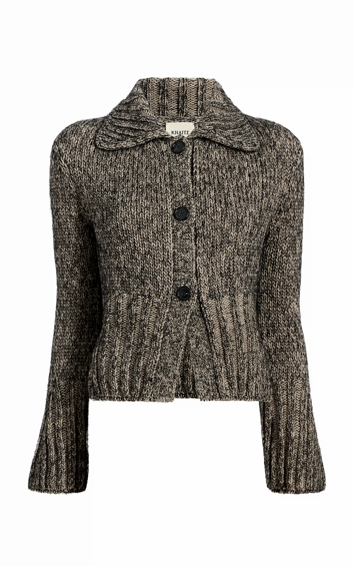 Takeo Marled Cashmere-Mohair-Silk Cardigan by Khaite