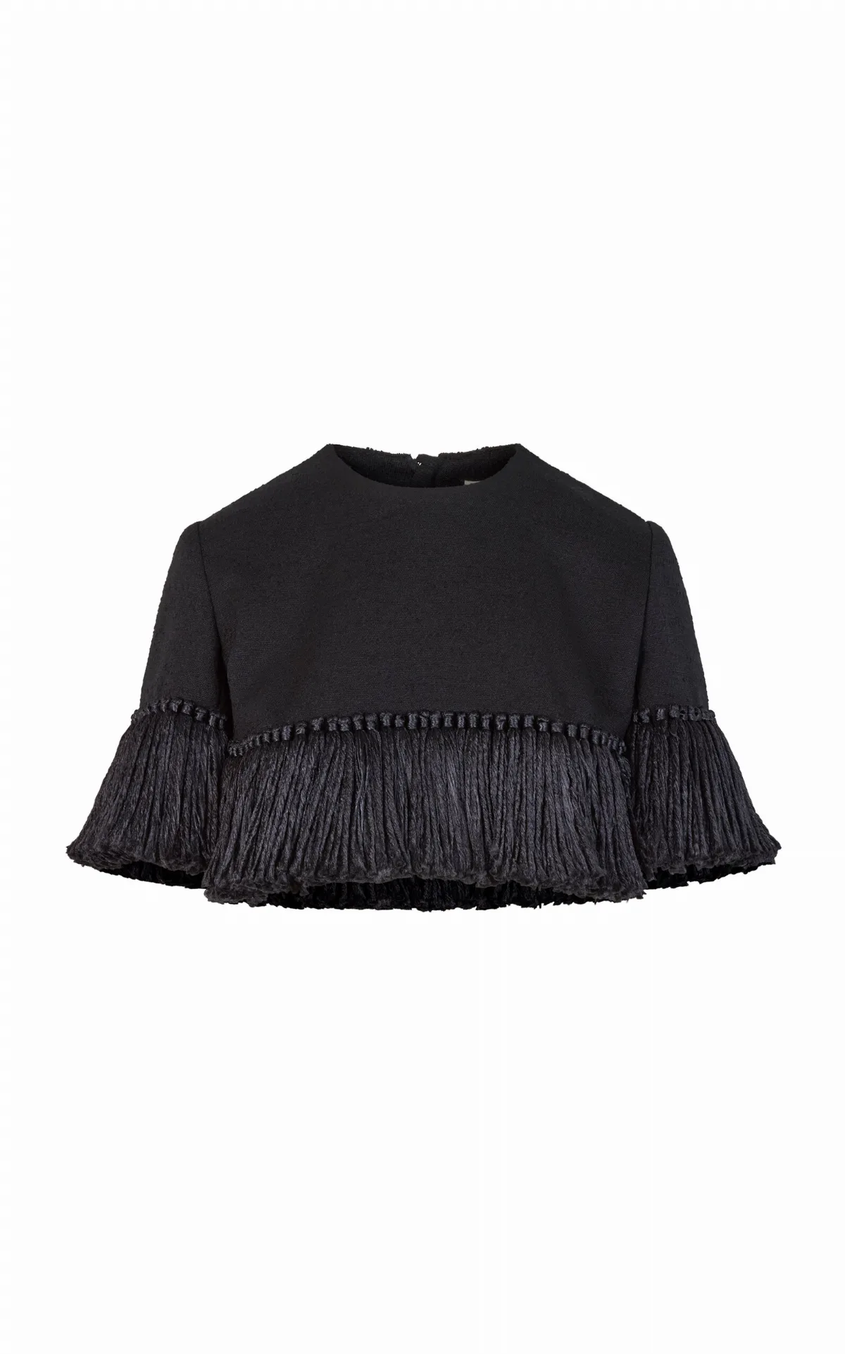 Matilde Fringed Wool-Blend Top by Heirlome