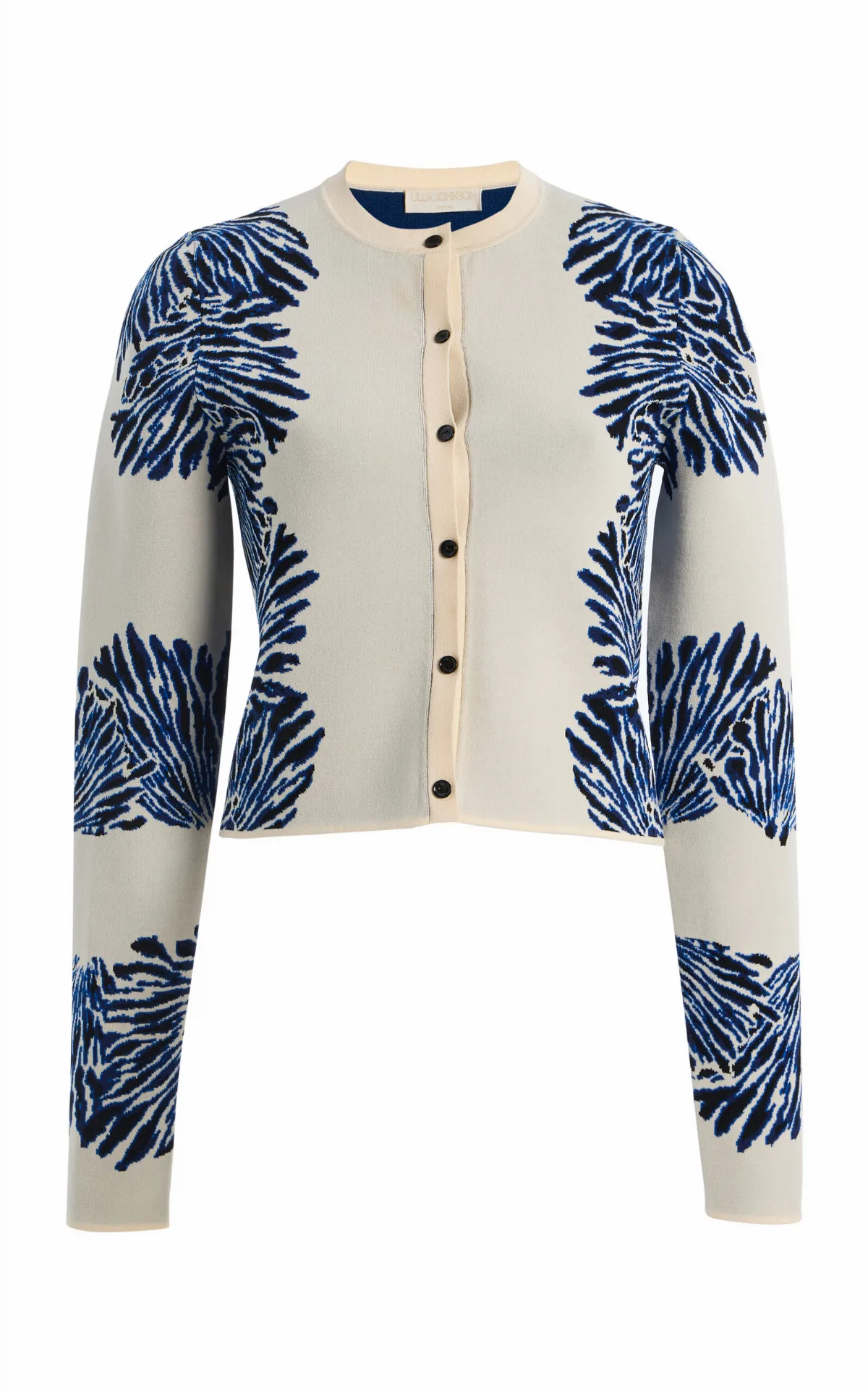 Carina Knit Jacquard Cardigan