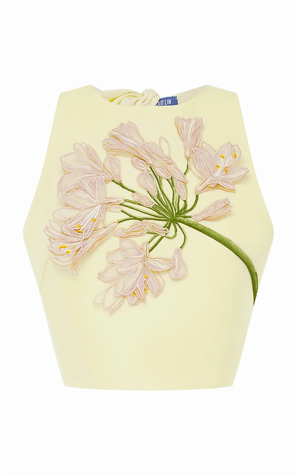 Ella Applique Bow Crop Top by Leo Lin