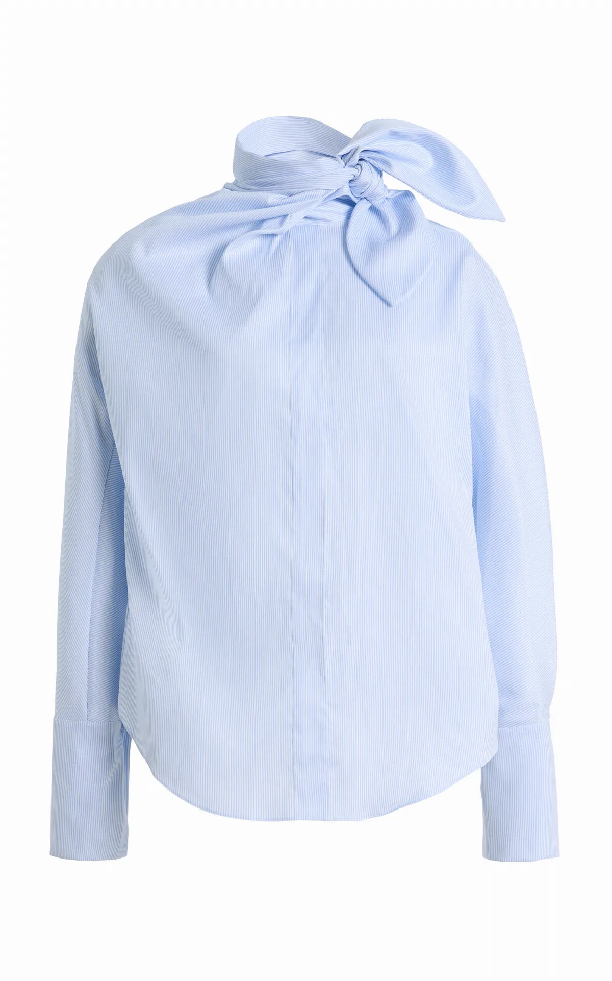 Bow Poplin Shirt by Harithand