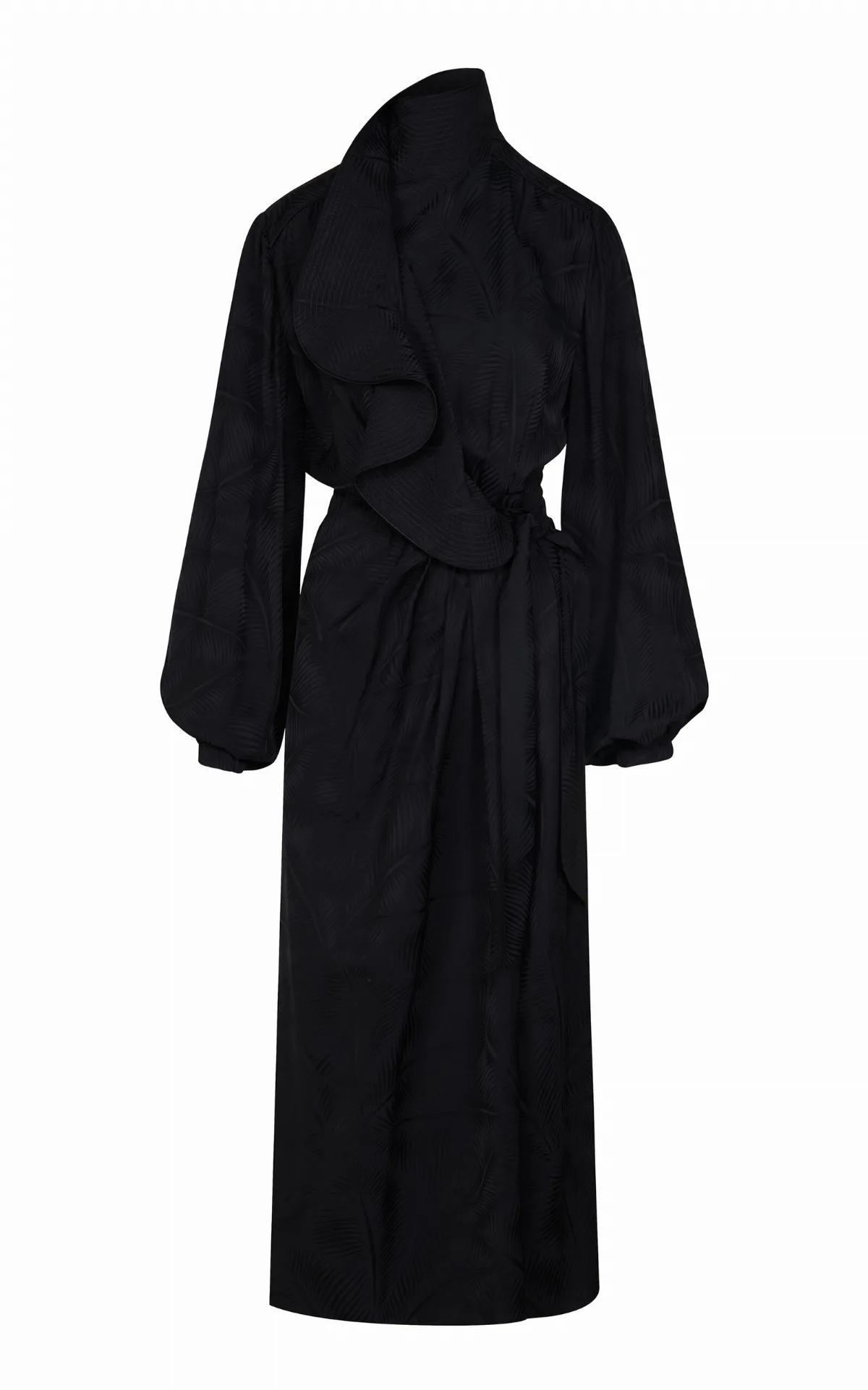Rain Secret Wrapped Midi Dress by Johanna Ortiz