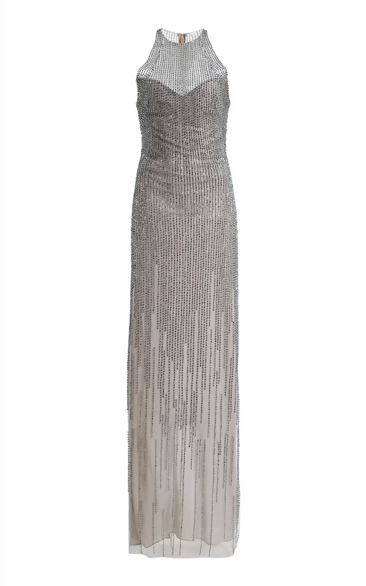 Halter Embroidered Gown by Monique Lhuillier