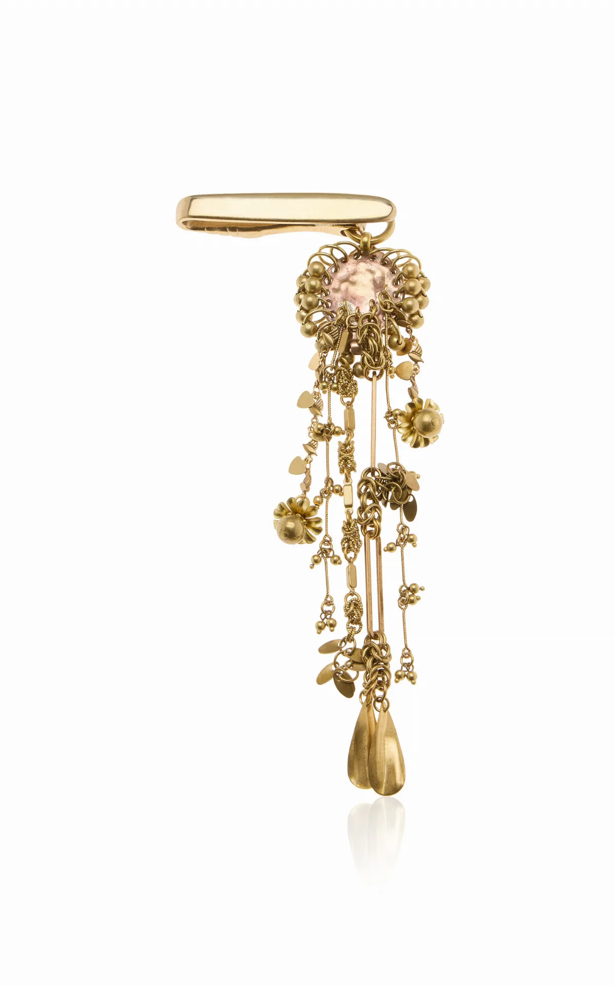 Fringe Clip Brooch by Dries Van Noten