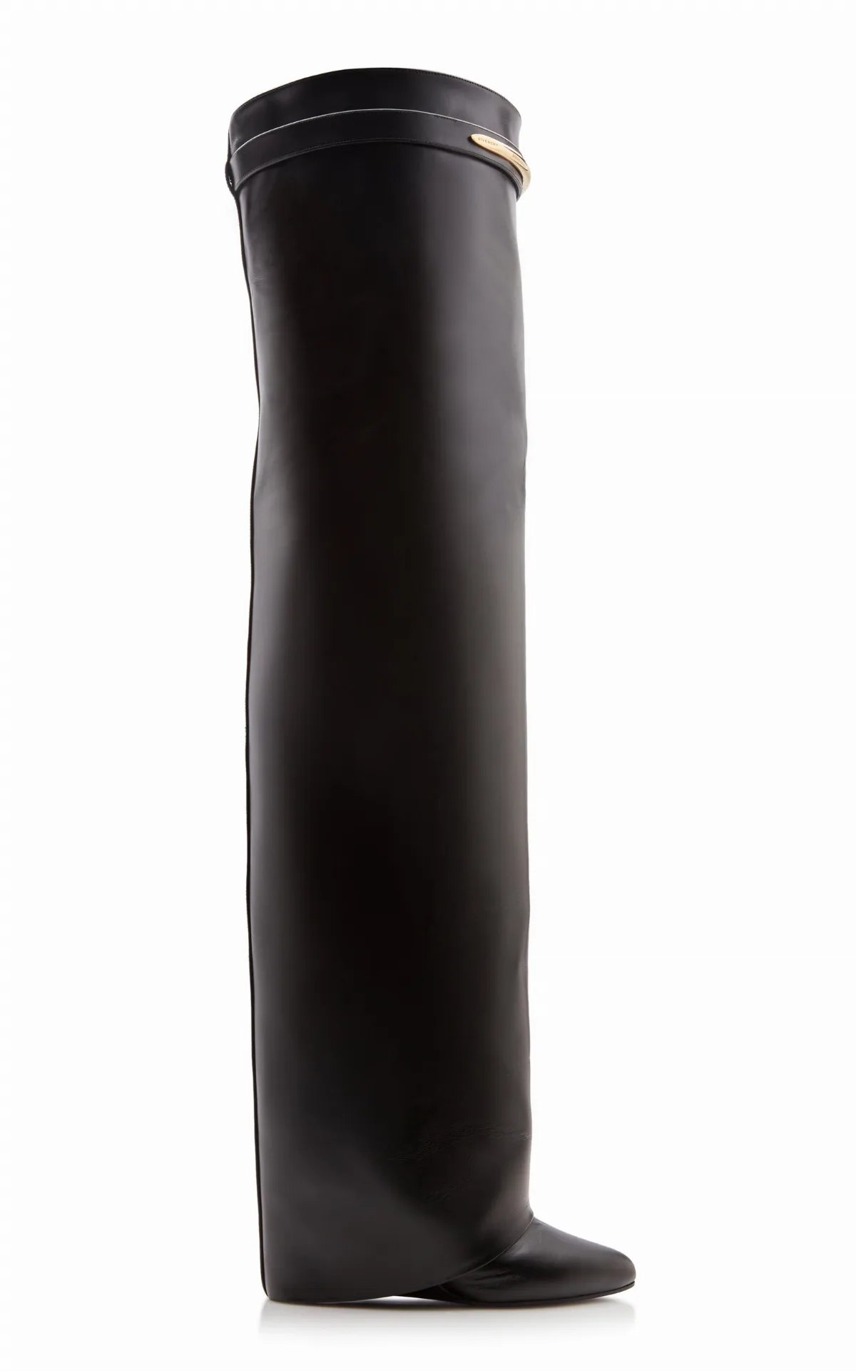 Shark Pinch Leather Over-The-Knee Boots by GIVENCHY