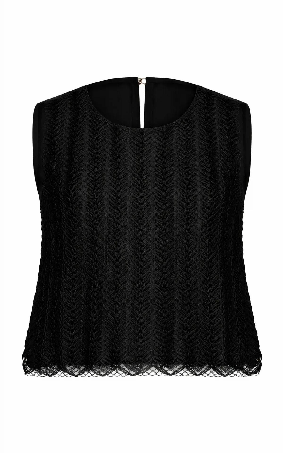 Yunga Crochet-Lace Cotton-Blend Top by Curatoria