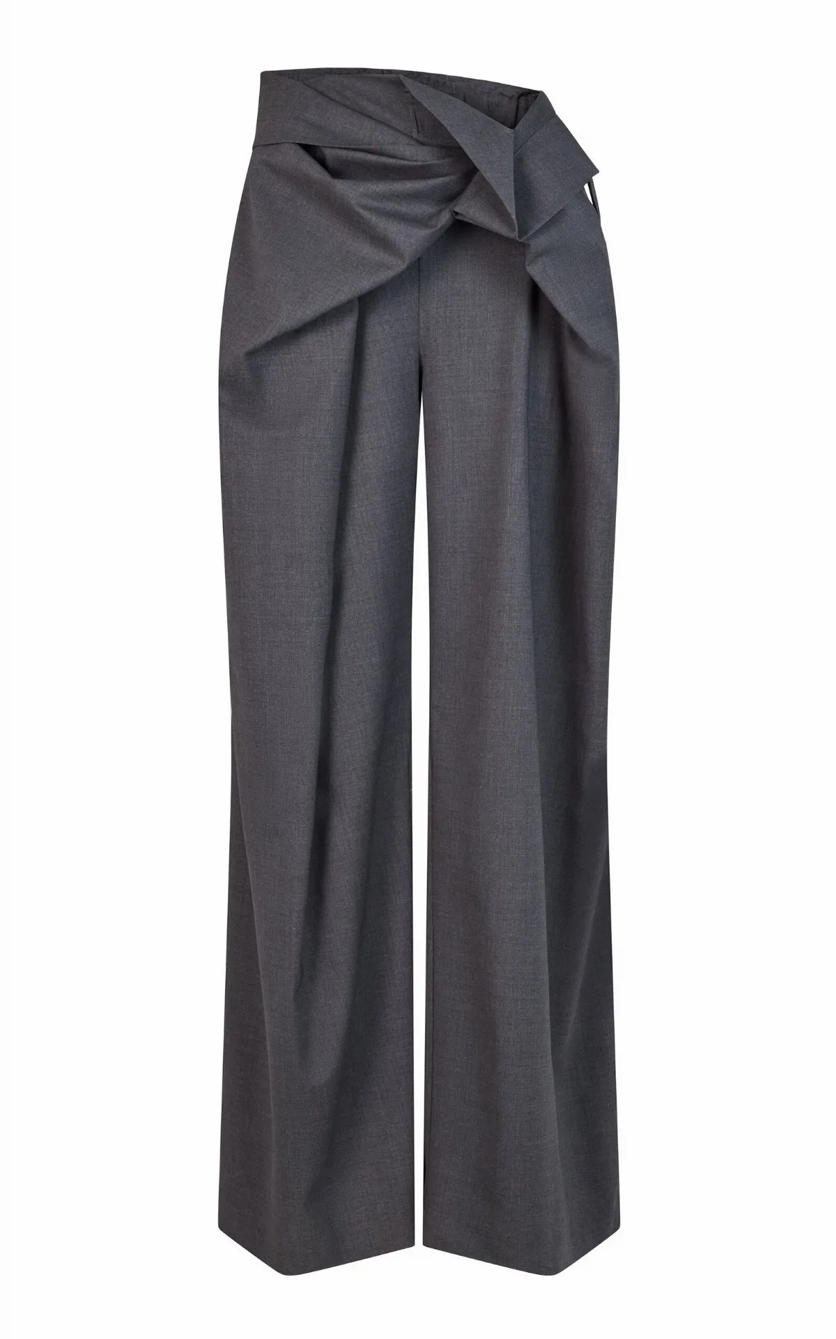 Manuela Wool-Blend Wide-Leg Pants by Heirlome
