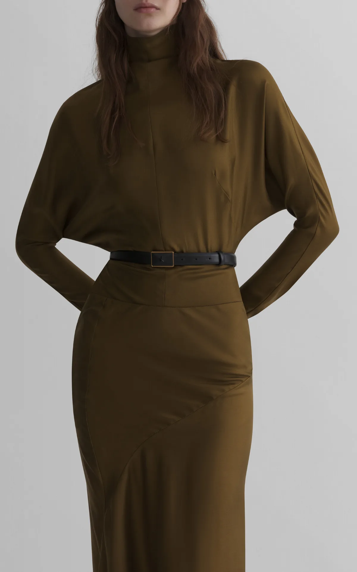 Batwing Silk Top by Mugler