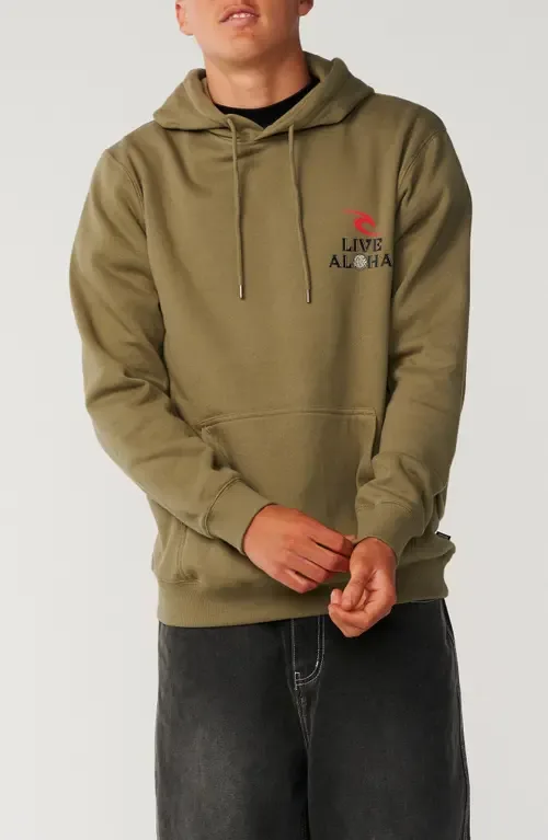 Hawaii Aloha Spirit Fleece Hoodie by Rip Curl