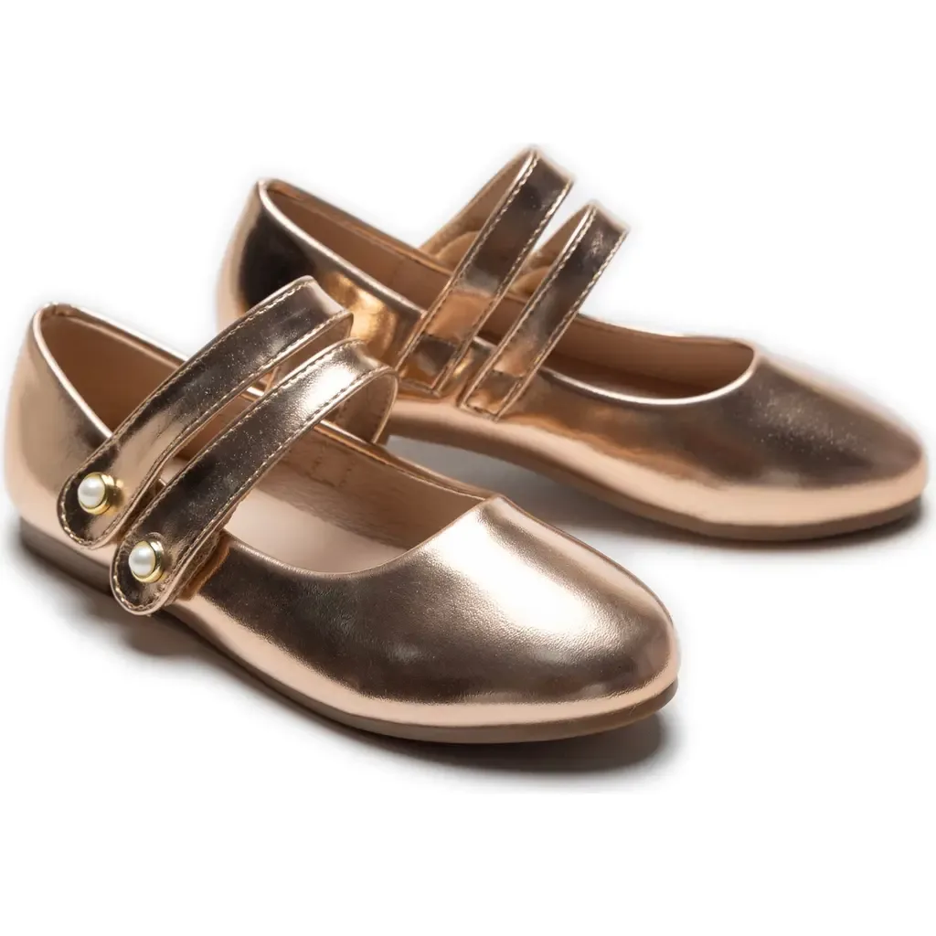 Dorothea Banded Patent Flats by Tulleen