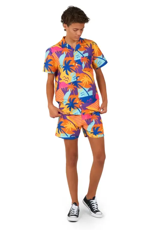Palm Power Camp Shirt & Shorts Set by OppoSuits