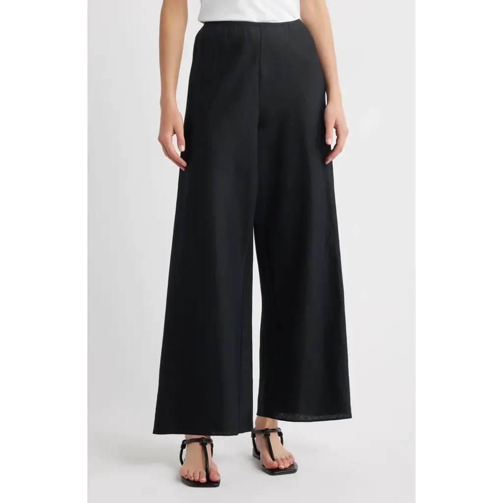 Lavon Linen Wide Leg Pants by DÔEN