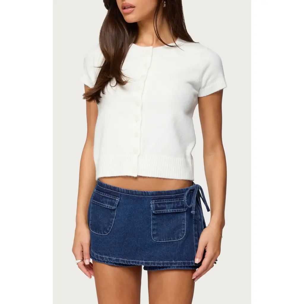 Coreen Knit Crop Top by EDIKTED