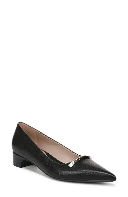 Rumi Slingback Bit Loafer Pump in Black Leather by Naturalizer