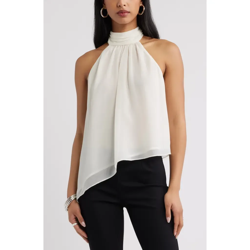 Asymmetric Woven Top by Open Edit