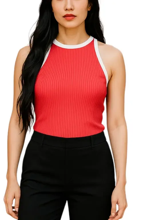 Candace Ribbed Sweater Tank by Bishop + Young