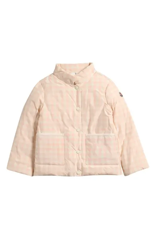 Mira Check Down Jacket by Moncler
