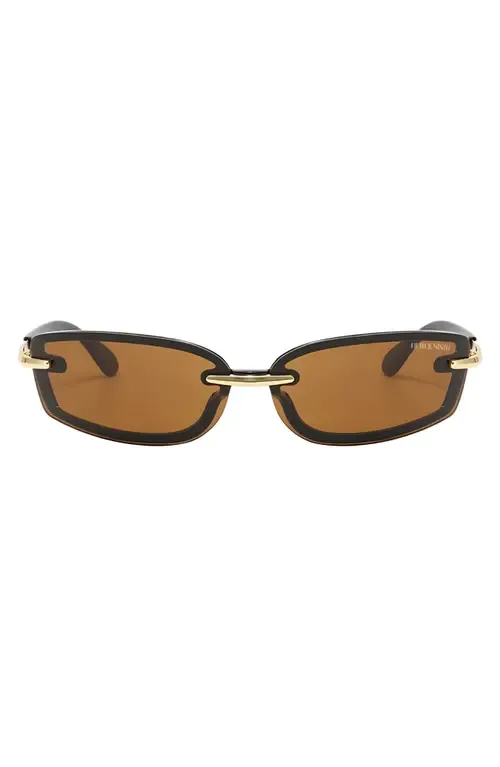 Zuri 66mm Oversize Rectangular Sunglasses by Fifth & Ninth