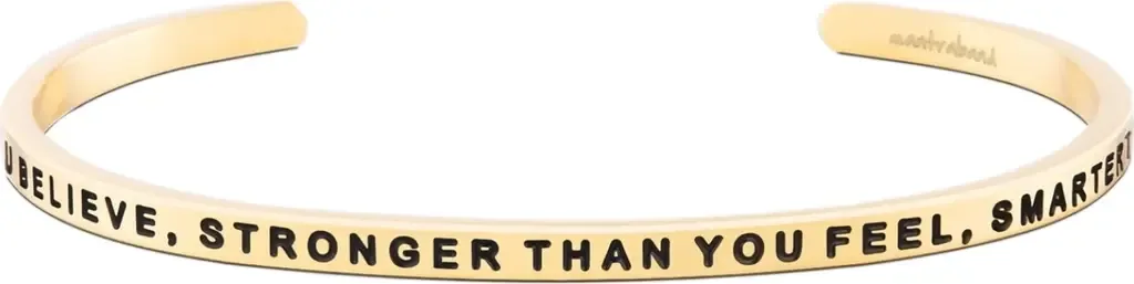 Braver, Stronger, Smarter Bracelet by Mantra