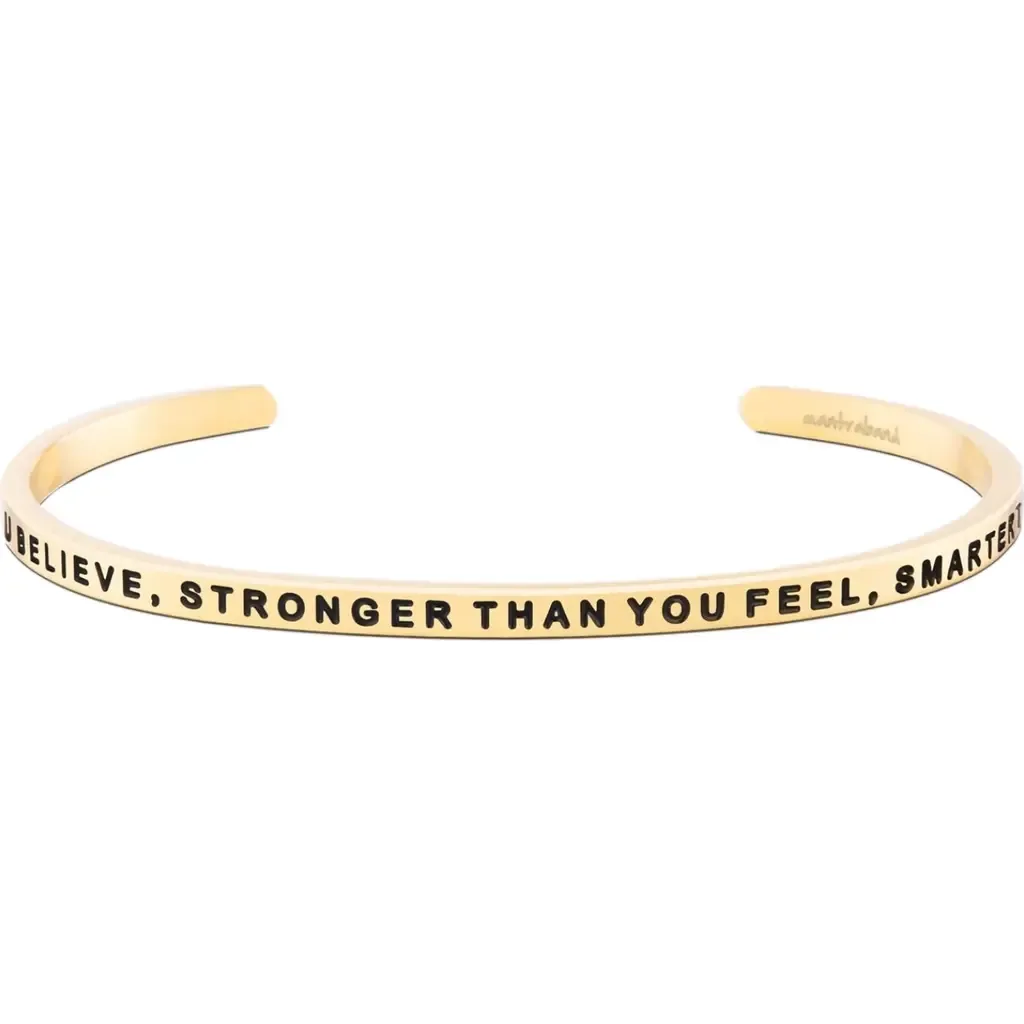 Braver, Stronger, Smarter Bracelet by Mantra