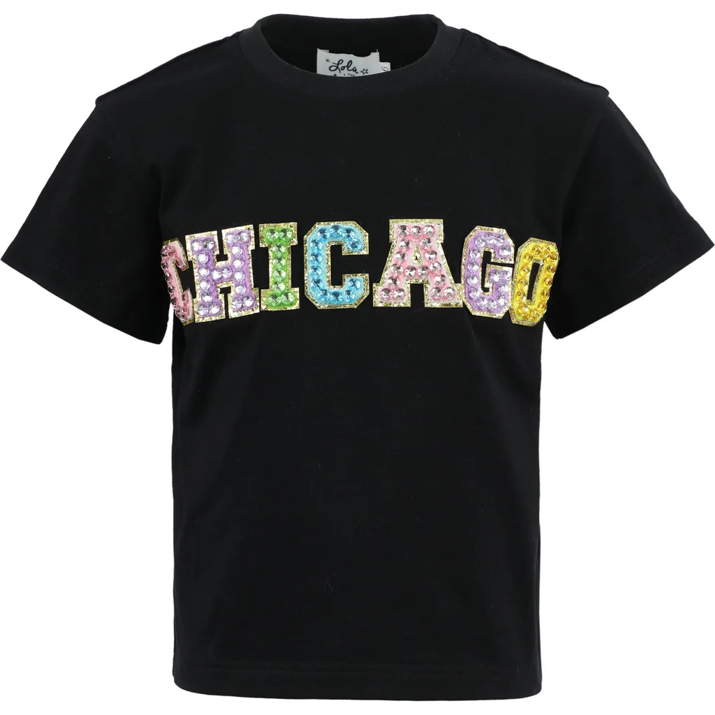 Rainbow Chicago Gems T-Shirt by Lola + The Boys