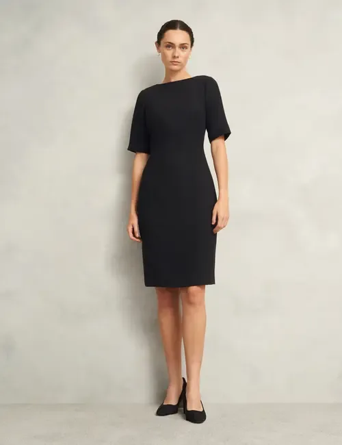 Rae Sleeved Dress by HOBBS LONDON