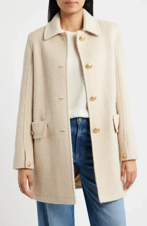 Crested Button Coat by Sam Edelman