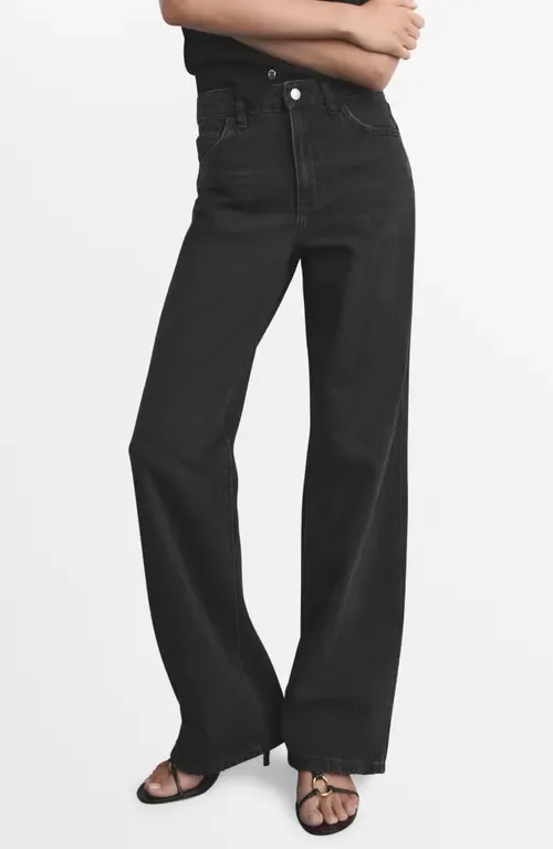 Danila High Waist Wide Leg Jeans by MANGO