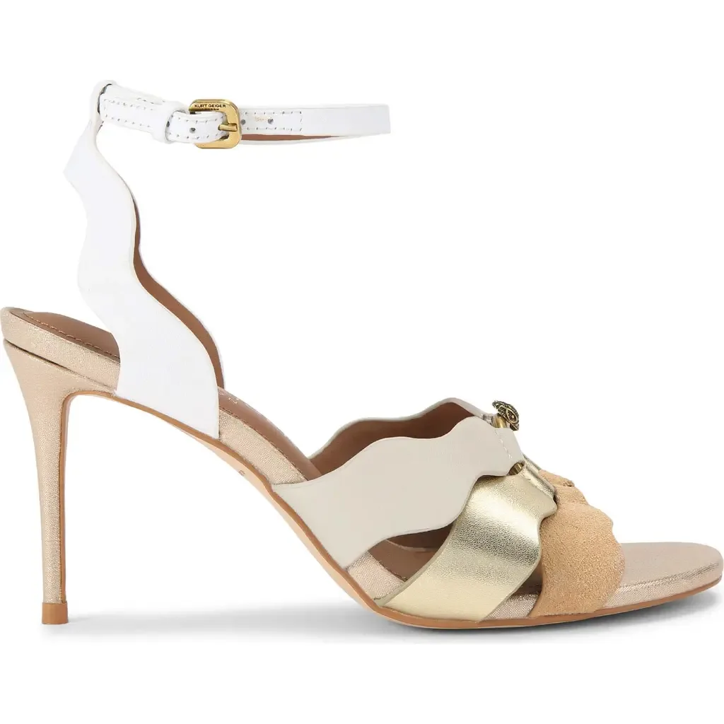 Sun Wave Ankle Strap Sandal by Kurt Geiger London