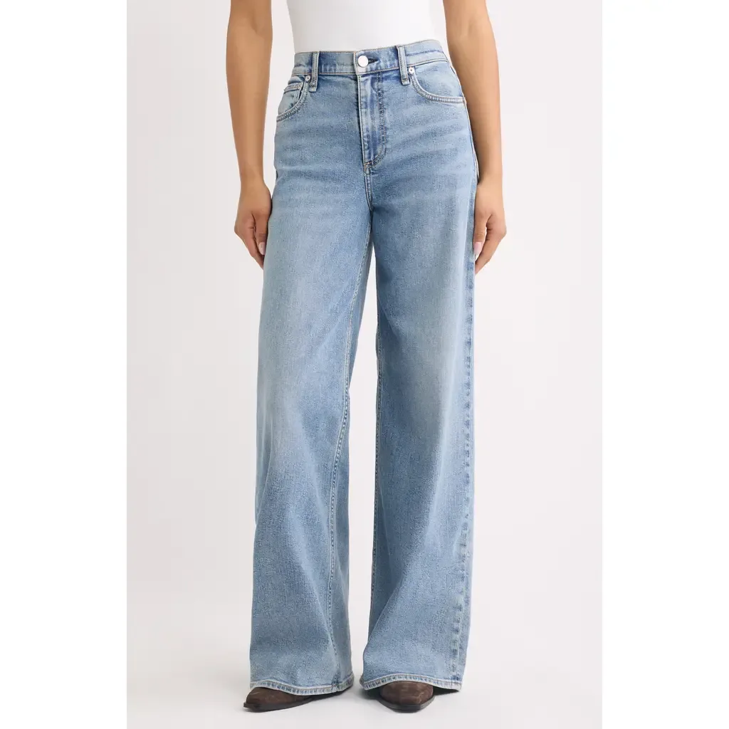 Featherweight Sofie High Waist Wide Leg Jeans by rag & bone