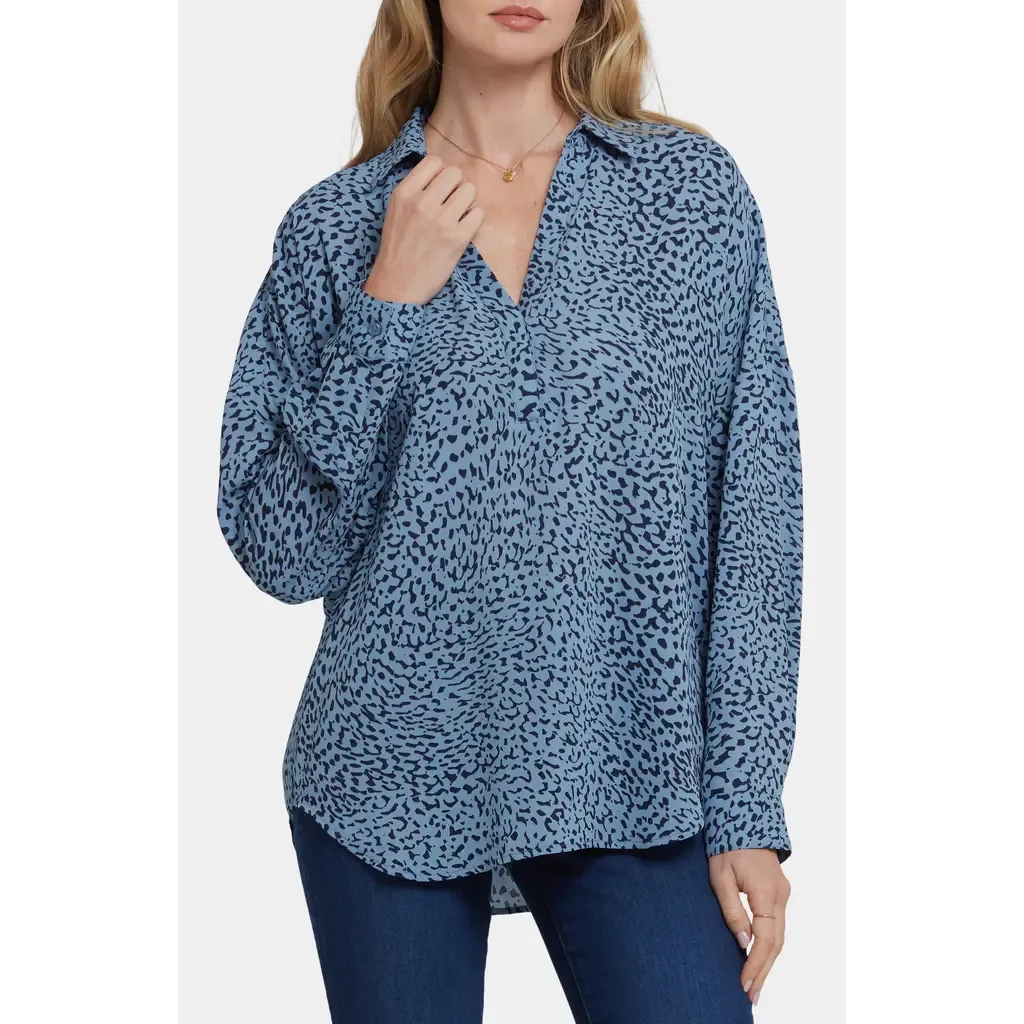Becky Recycled Polyester Georgette Blouse by NYDJ