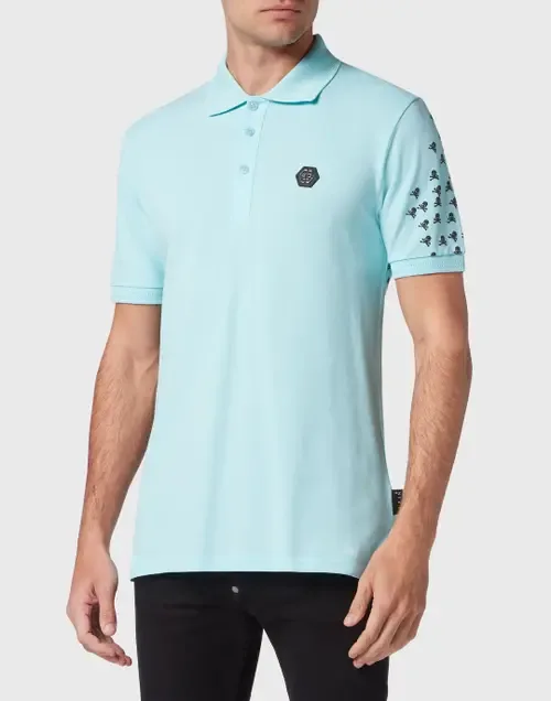 Slim Fit Polo Shirt Ss Skull&Bones by PHILIPP PLEIN