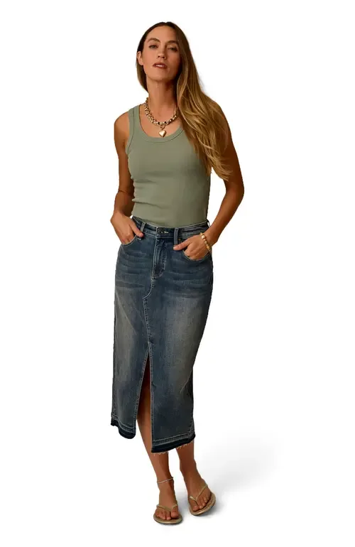 Atlas Denim Skirt by Carve Designs