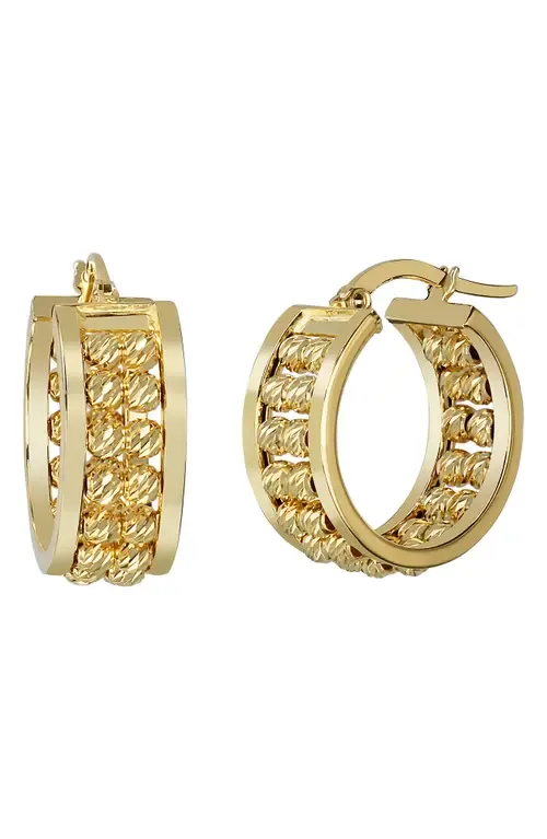Sphere Hoop Earrings
