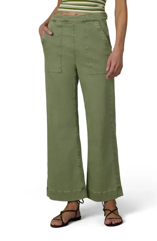 The Side Zip Ankle Wide Leg Jeans by Joe's