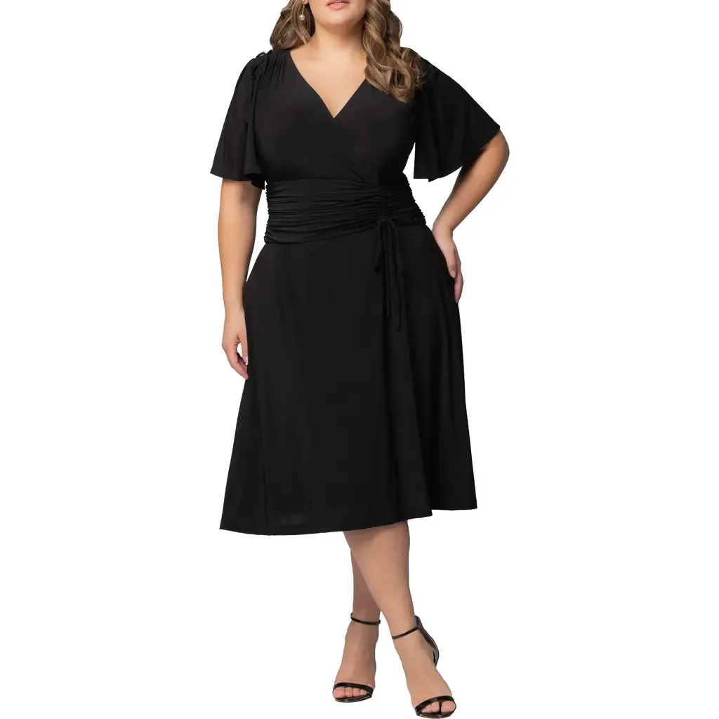 Jemma Ruched Tie Dress