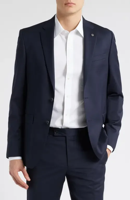 Ross Slim Fit Stretch Wool Suit Jacket by AllSaints