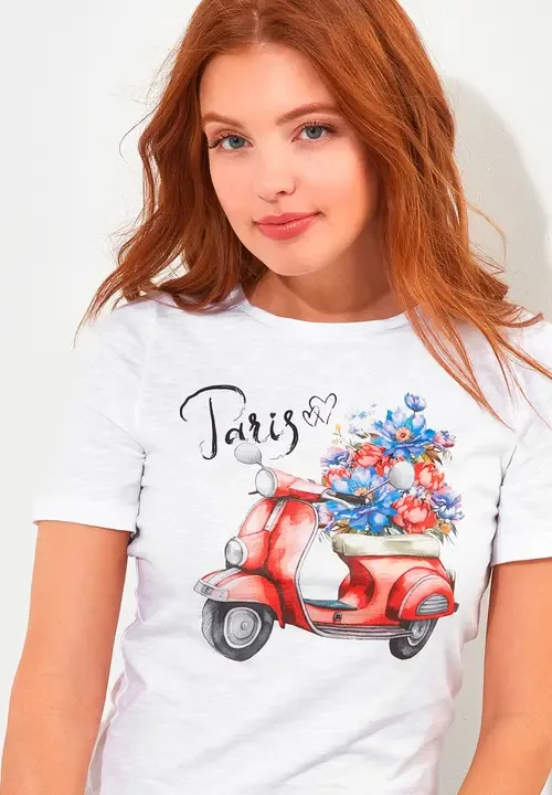 Stretch Cotton Graphic Tee by Joe Browns