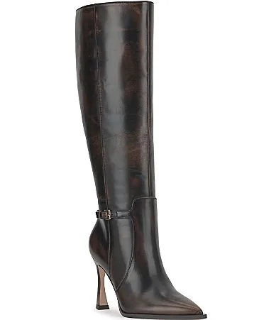 Soavel Distressed Leather Tall Boots