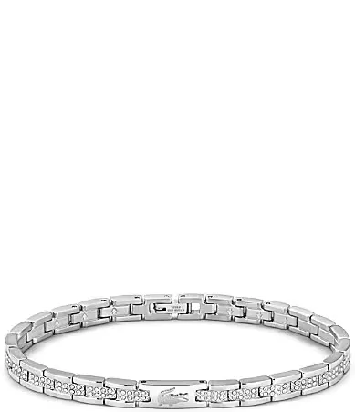 Metropole Stainless Steel Line Bracelet by Lacoste
