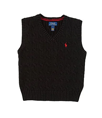 Sleeveless Cable-Knit Sweater Vest by Polo Ralph Lauren