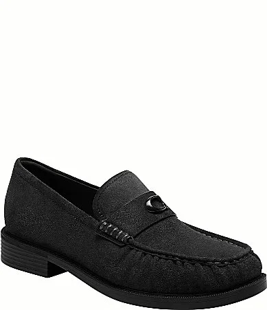 Soft Suede Loafers by Coach